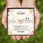 Daughter, I Will Always Be There For You, Interlocking Hearts Necklace