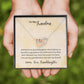 To My Grandmother - Grandmother and Also My Friend - Necklace
