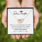 Badass Daughter, Interlocking Hearts Necklace