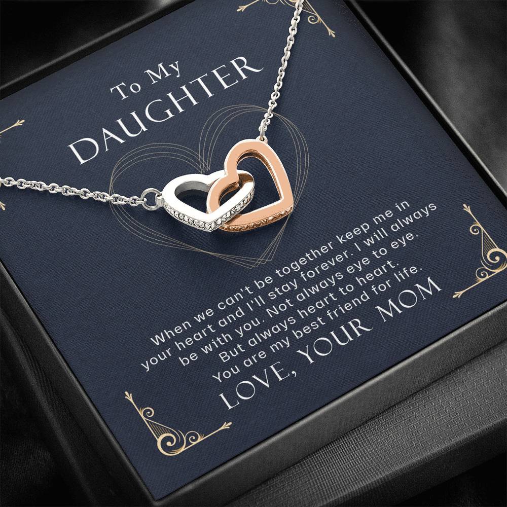 To My Daughter - I'll Stay Forever - Necklace