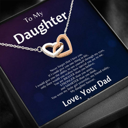 To My Daughter - How Special You Are To Me - Necklace