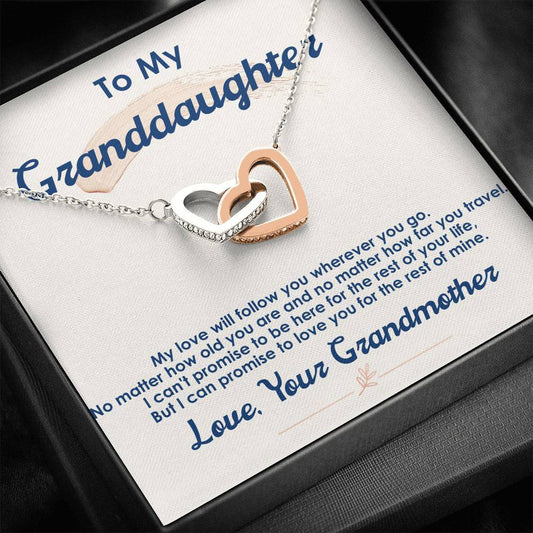 To My Granddaughter - Wherever You Go - Necklace
