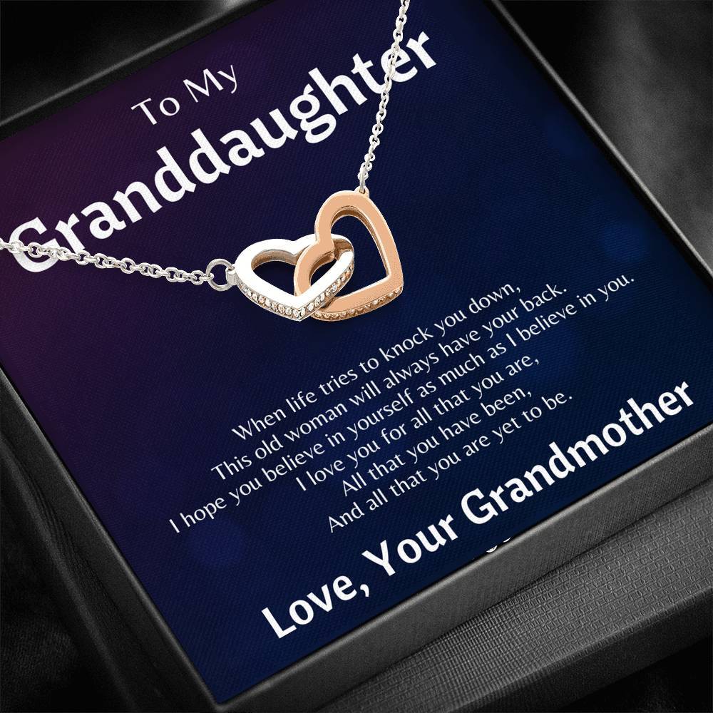 To My Granddaughter - All You Are Yet To Be - Necklace