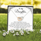 TO MY DAUGHTER BREATHING INTERLOCKING NECKLACE GIFT SET