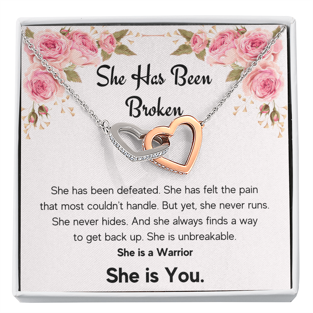 ENCOURAGEMENT SHE IS YOU INTERLOCKING NECKLACE GIFT SET