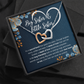 TO MY SISTER BOND INTERLOCKING NECKLACE GIFT SET
