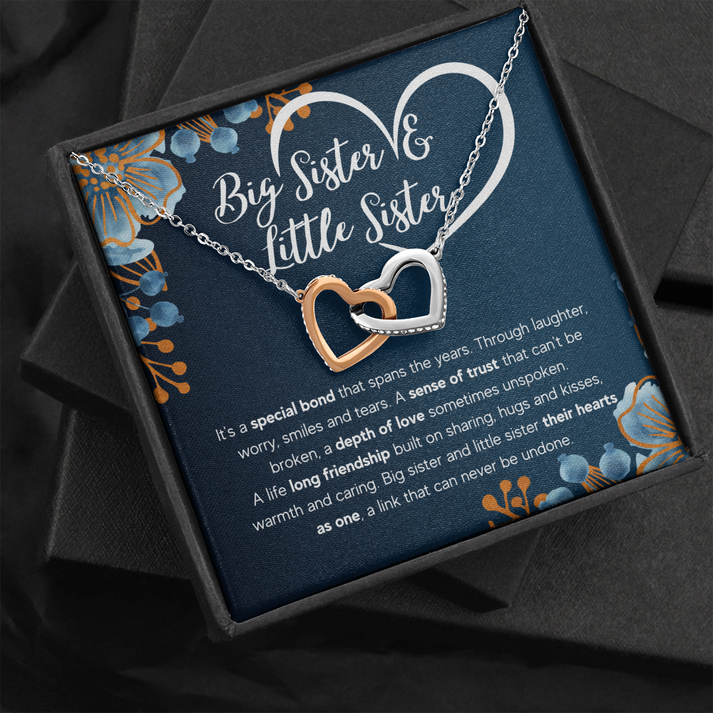 TO MY SISTER BOND INTERLOCKING NECKLACE GIFT SET