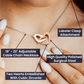 TO MY DAUGHTER BREATHING INTERLOCKING NECKLACE GIFT SET