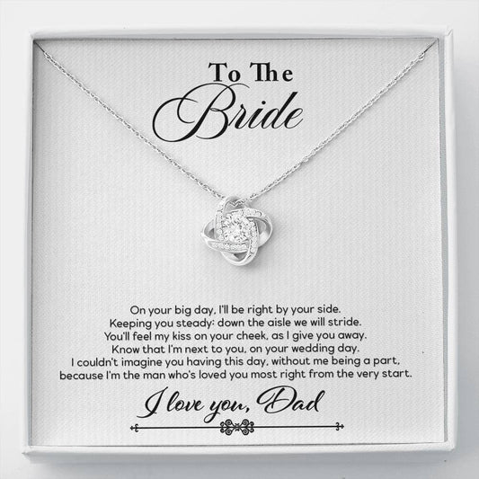 Bride, On Your Big Day, Love Knot Necklace