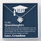 Graduation 2021, To Granddaughter, Love Knot Necklace