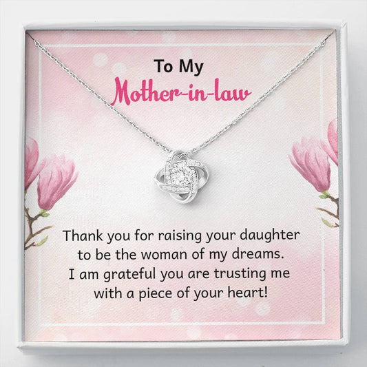 To My Mother-in-law - A Piece of Your Heart - Necklace