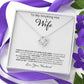 Wife, There is a Space for You, Love Knot Necklace