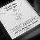 Soon to Be Wife, It was Love at First Sight, Love Knot Necklace