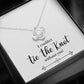 Bridesmaid, I Couldn't Tie the Knot Without You, Love Knot Necklace