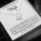 Wife,  We Live in a Crazy Uncertain World, Love Knot Necklace