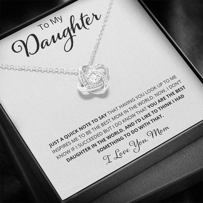 To My Daughter - Just A Quick Note To Say