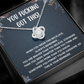 ENCOURAGEMENT BRAVER LOVE KNOT NECKLACE GIFT SET