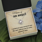 MAMA OF AN ANGEL LOVE KNOT NECKLACE GIFT SET