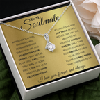 TO MY SOULMATE GOLD ALLURING NECKLACE GIFT SET