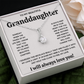 TO MY GRANDDAUGHTER SQUEEZED GOLD ALLURING NECKLACE GIFT SET