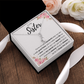 TO MY SISTER LOVE YOU SO ALLURING NECKLACE GIFT SET