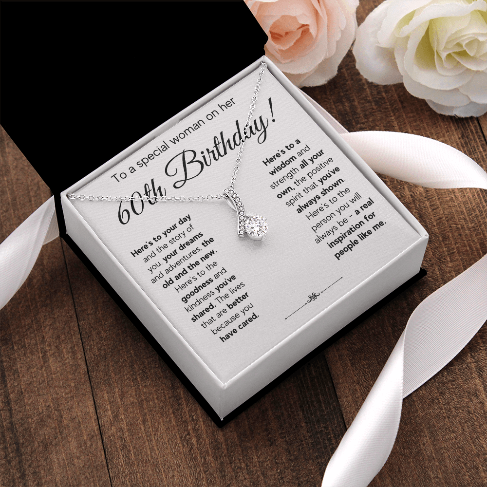 60TH BIRTHDAY WISDOM ALLURING NECKLACE GIFT SET