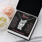 TO MY BEAUTIFUL MOM LITTLE GIRL ALLURING BEAUTY NECKLACE GIFT SET