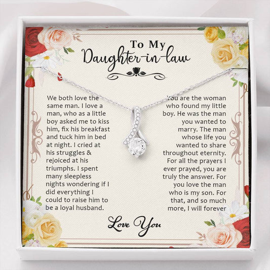 Daughter-in-Law, We Both Love the Same Man, Beauty Necklace