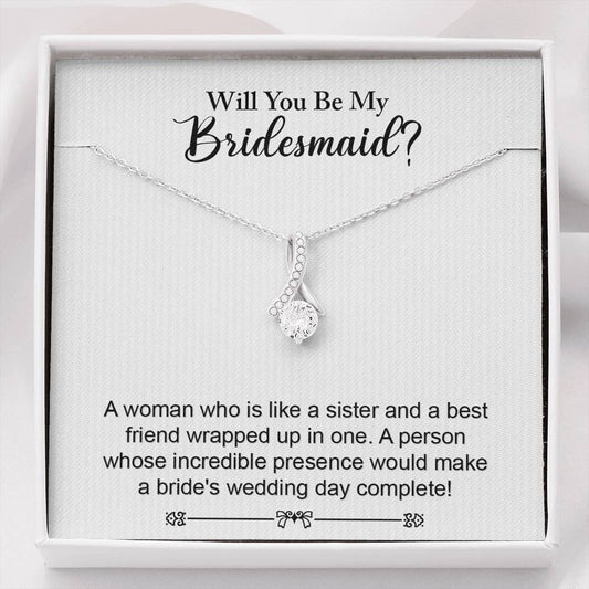 Bridesmaid, A Woman Who is Like a Sister, Alluring Necklace