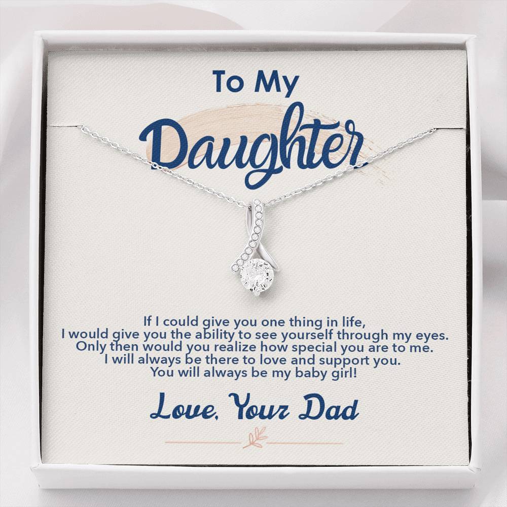 To My Daughter - Always Be My Baby Girl - Necklace
