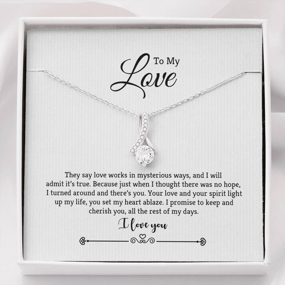 My Love, They Say Love Works, Beauty Necklace