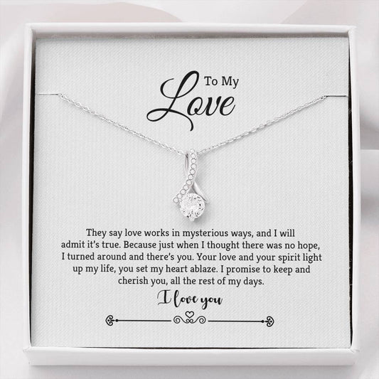 My Love, They Say Love Works, Beauty Necklace