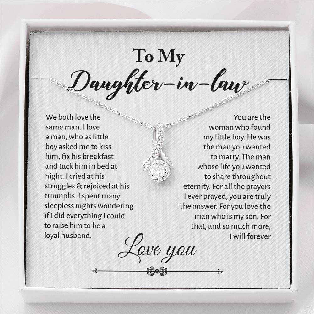 Daughter-in-Law, We Both Love the Same Man, Beauty Necklace