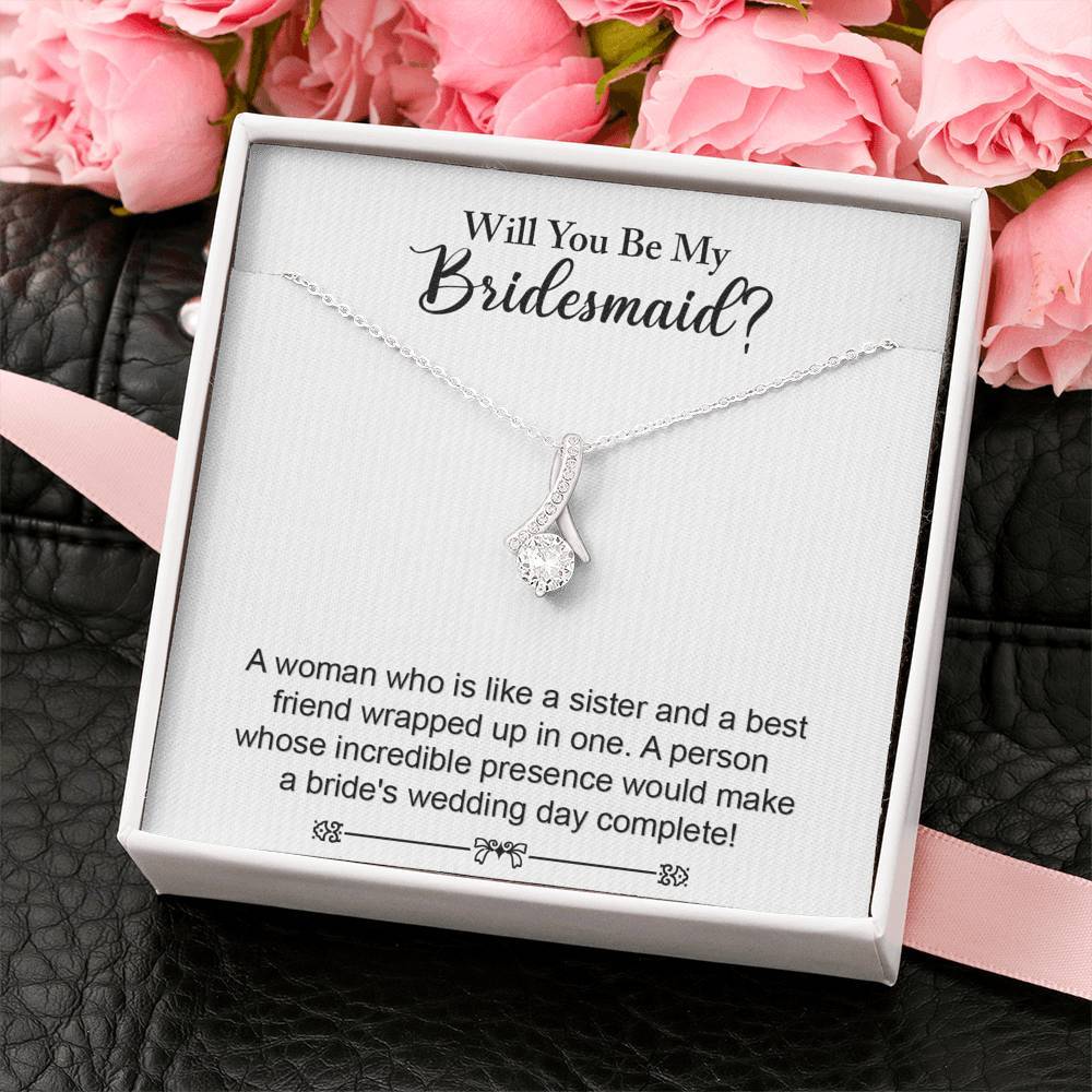 Bridesmaid, A Woman Who is Like a Sister, Alluring Necklace