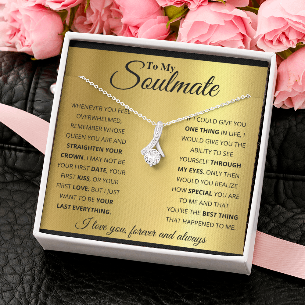 TO MY SOULMATE GOLD ALLURING NECKLACE GIFT SET