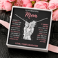 TO MY BEAUTIFUL MOM LITTLE GIRL ALLURING BEAUTY NECKLACE GIFT SET