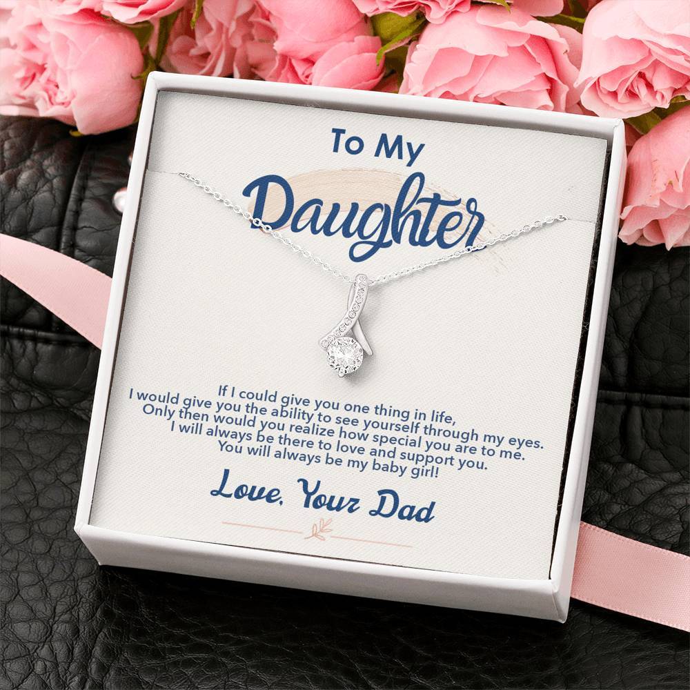 To My Daughter - Always Be My Baby Girl - Necklace