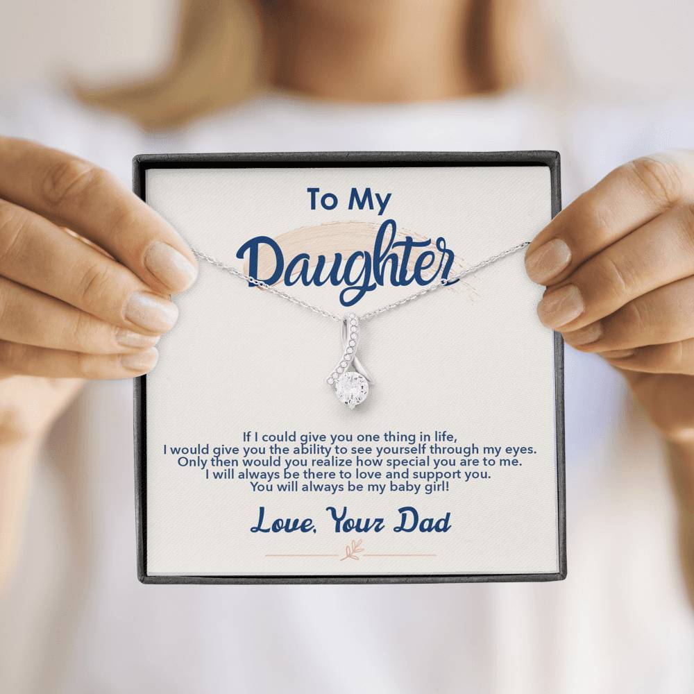To My Daughter - Always Be My Baby Girl - Necklace