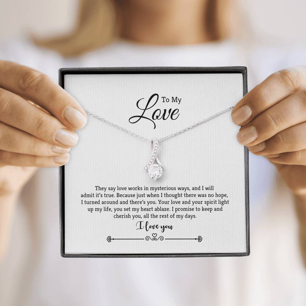 My Love, They Say Love Works, Beauty Necklace