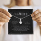 To My Wife - Your Partner In Crime - Alluring Beauty Necklace