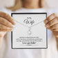 Wife, I Promise to Always, Beauty Necklace