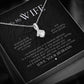 To My Wife - Your Partner In Crime - Alluring Beauty Necklace