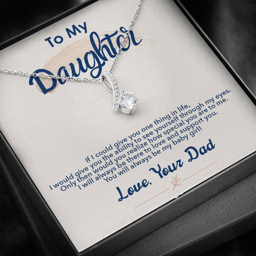 To My Daughter - Always Be My Baby Girl - Necklace