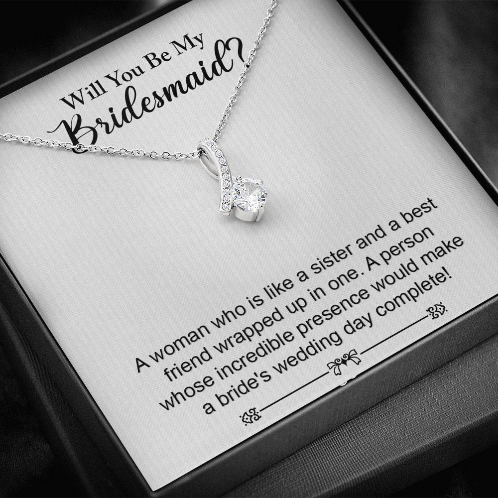 Bridesmaid, A Woman Who is Like a Sister, Alluring Necklace