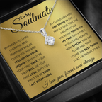 TO MY SOULMATE GOLD ALLURING NECKLACE GIFT SET