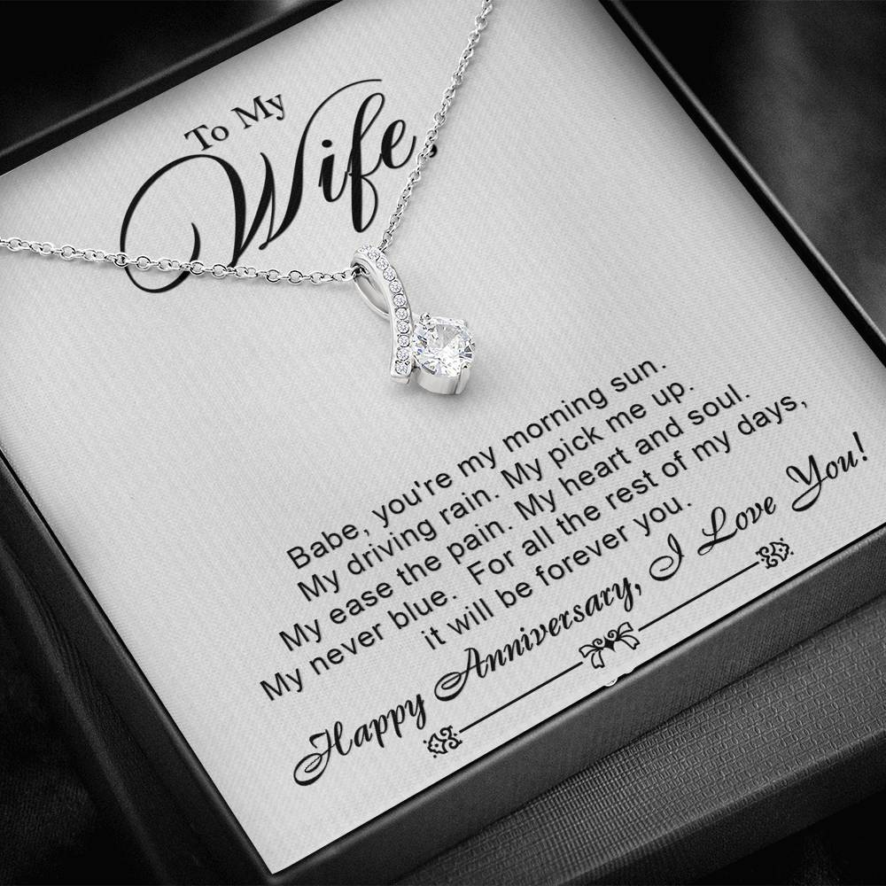 Wife, Babe You're My Morning Sun, Beauty Necklace