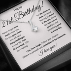 21ST BIRTHDAY RAIN ALLURING NECKLACE GIFT SET