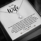 Wife, You May Not Be Able to Walk on Water, Beauty Necklace