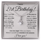21ST BIRTHDAY RAIN ALLURING NECKLACE GIFT SET