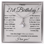 21ST BIRTHDAY RAIN ALLURING NECKLACE GIFT SET
